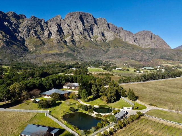 We sold our first wine farm in Franschhoek