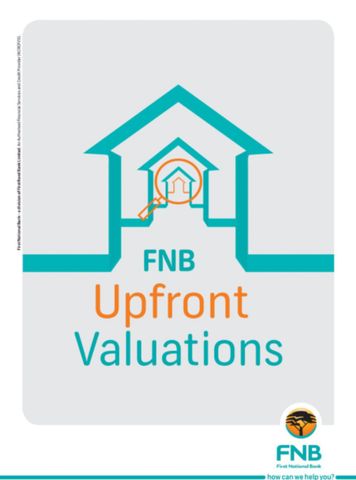 Secure a FREE property valuation from FNB through Thoka Properties!