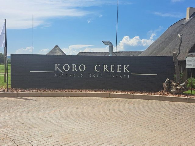 VACANT LAND AVAILABLE IN KORO CREEK BUSHVELD GOLF ESTATE IN MODIMOLLE FOR YOU TO BUILD YOUR  FAMILY