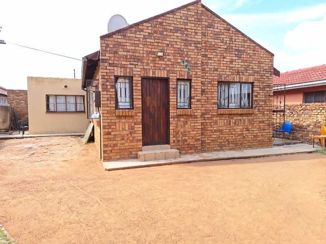 Family home with two bedrooms available for sale in Soshanguve.