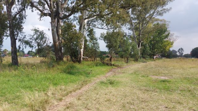 Vacant land For Sale in the Modder East Area.