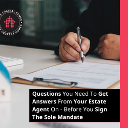 Questions You Need To Get Answers From Your Estate Agent On - Before You Sign The Sole Mandate