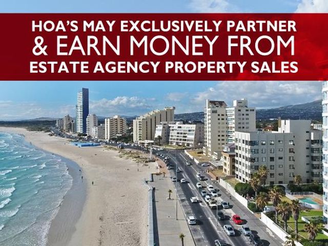 HOA's May Exclusively Partner & Earn Money From Estate Agency Property Sales