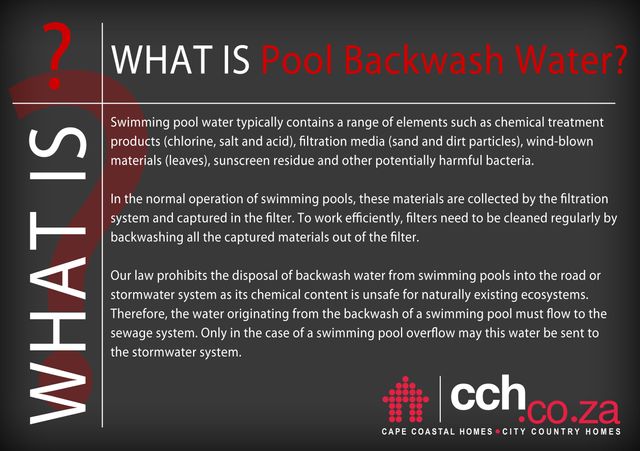 Good To Know - What Is Pool Backwash Water & How To Legally Get Rid Of It?
