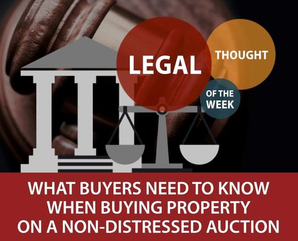 What Buyers Need To Know When Buying Property On A Non-Distressed Auction