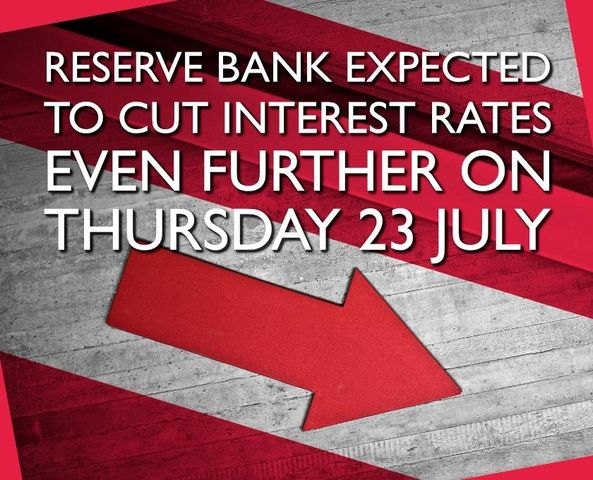 Reserve Bank Expected To Cut Interest Rates Even Further On Thursday 23 July