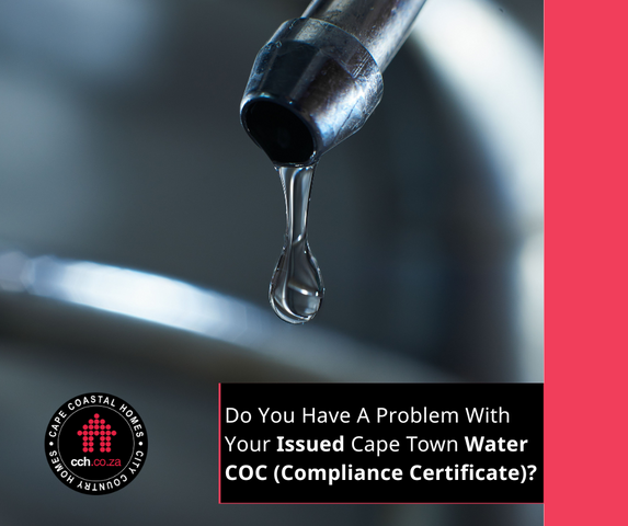 Do You Have A Problem With Your Issued Cape Town Water COC (Compliance Certificate)?