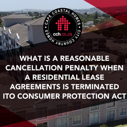What Is A Reasonable Cancellation Penalty When A Residential Lease Agreements Is Terminated ITO Cons