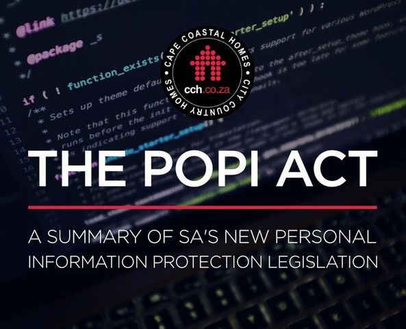 The POPI Act - A Summary Of SA's New Personal Information Protection Legislation