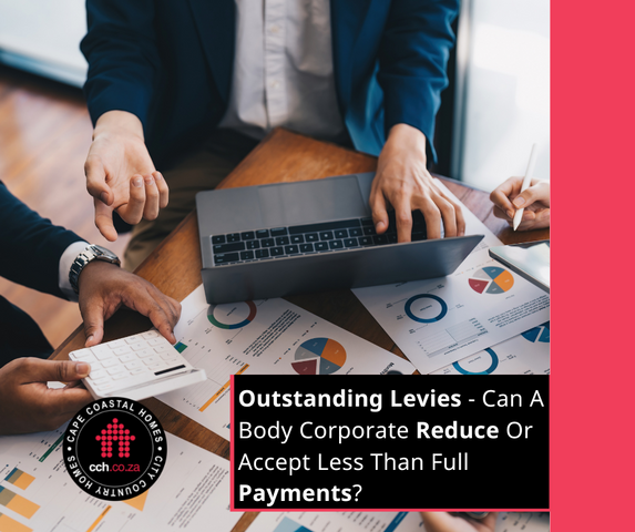 Outstanding Levies - Can A Body Corporate Reduce Or Accept Less Than Full Payments?