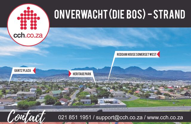 Onverwacht Suburb in Strand - Affordable Suburban Living With Homes Priced Below R2 Million