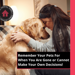 Estate Planning: Remember Your Pets For When You Are Gone or Cannot Make Your Own Decisions!