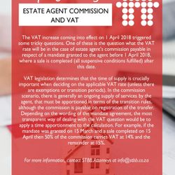 Implication Of The VAT Increase On Estate Agent Commission