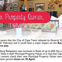 Less Than A Week To  Object To Your Cape Town Property's Value!
