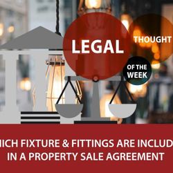 Which Fixture & Fittings Are Included In A Property Sale Agreement?