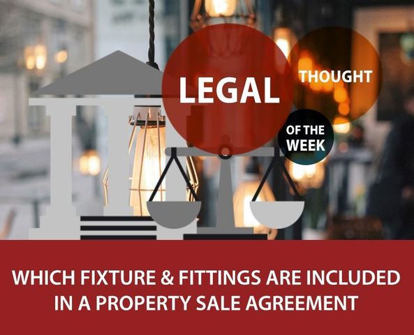 Which Fixture & Fittings Are Included In A Property Sale Agreement?