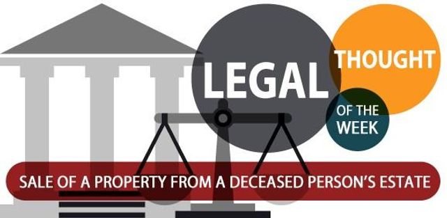 Sale Of A Property From A Deceased Person's Estate