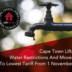 Cape Town Lifts Water Restrictions And Moves To Lowest Tariff From 1 November