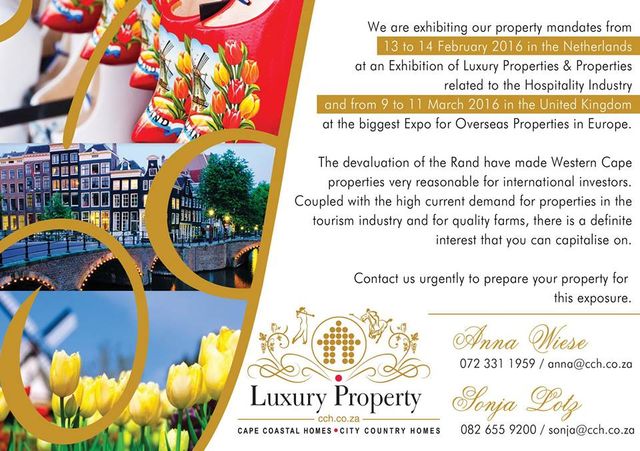 CCH Luxury Property Team Participate In Biggest Overseas Properties Exhibition in Europe in 2016