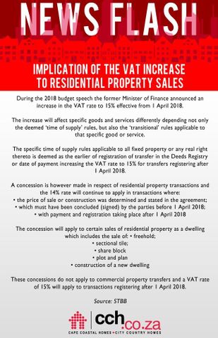Implication Of The VAT Increase To Residential Property Sales