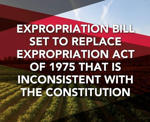 Expropriation Bill Set To Replace Expropriation Act Of 1975