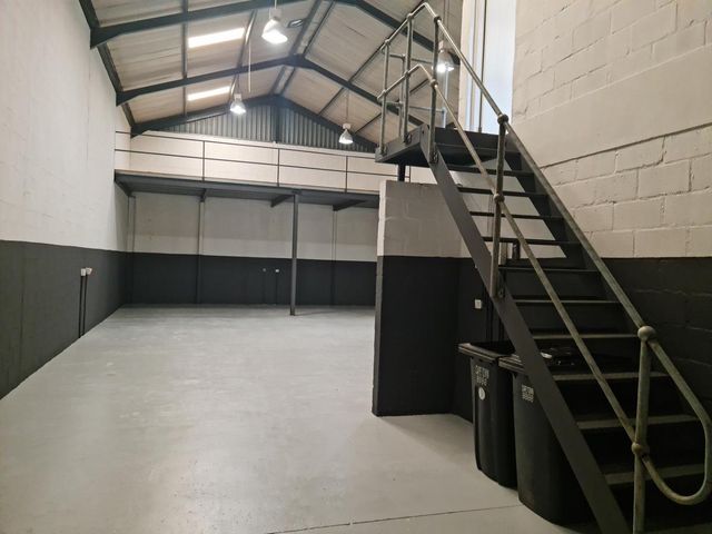 275m2 Industrial Factory Warehouse + 50m2 Mezzanine  with Enclosed Yard Area To Let in the Strand.