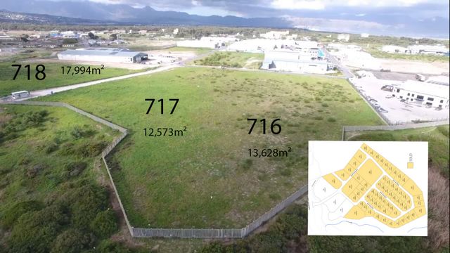 12573m2 Prime Industrial Land For Sale in Firgrove , Somerset West.