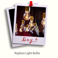 Day 6 - Replace Light Bulbs