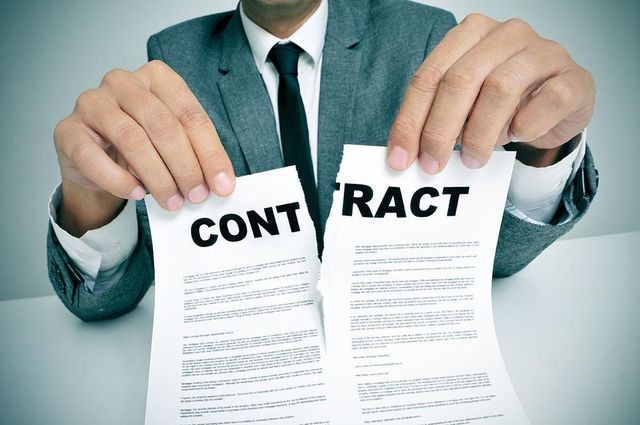 Cancelling a sale agreement